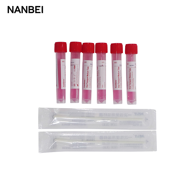 Disposable virus swab kits